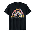 Rainbow Be Kind To Your Mind Mental T-Shirt - Minimalist Print Unisex - T-Shirt, Sweatshirt, Hoodie