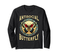 Antisocial Butterfly T-Shirt - Trendy Graphic Unisex - T-Shirt, Sweatshirt, Hoodie