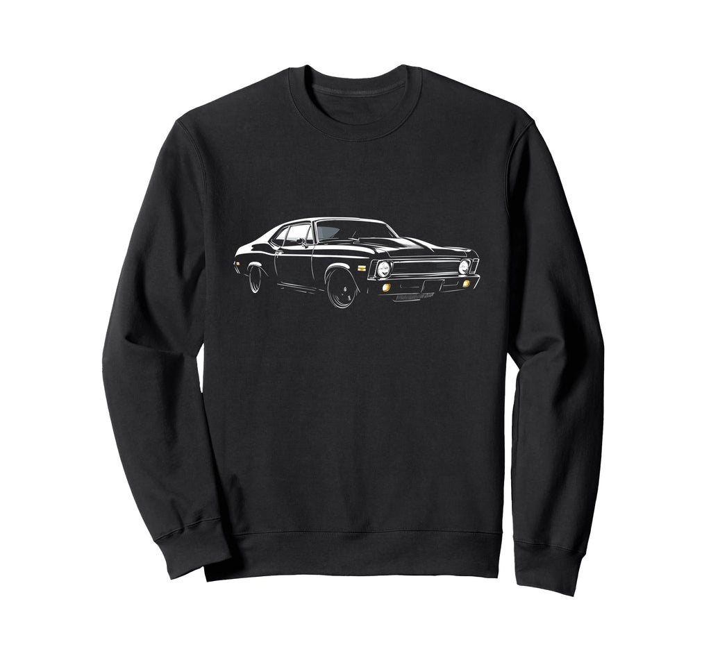 1971 71 Nova Ss Old School Muscle Sweatshirt - Unique Graphic for Adults - T-Shirt, Sweatshirt, Hoodie