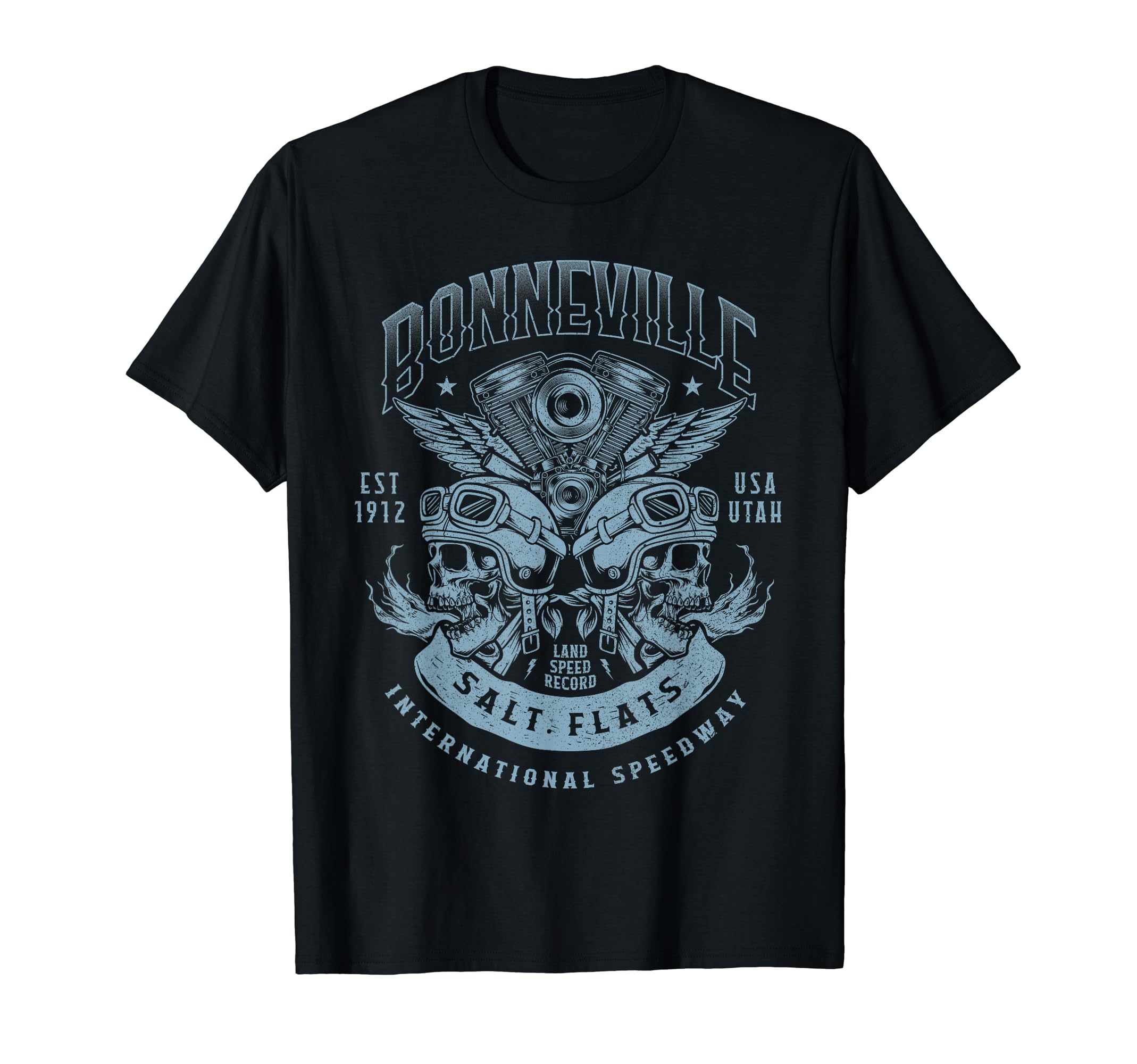 Bonneville Salt Flats Motorcycle Racing T-Shirt - Minimalist Print Unisex - T-Shirt, Sweatshirt, Hoodie