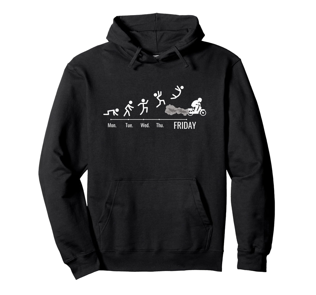 Moped Bike Mofas Moped Weekend Motorcycle Hoodie - Unique Graphic Unisex - T-Shirt, Sweatshirt, Hoodie