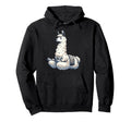 Meditation Llama Yoga Pose Relaxing Hoodie - Streetwear Style for Adults - T-Shirt, Sweatshirt, Hoodie