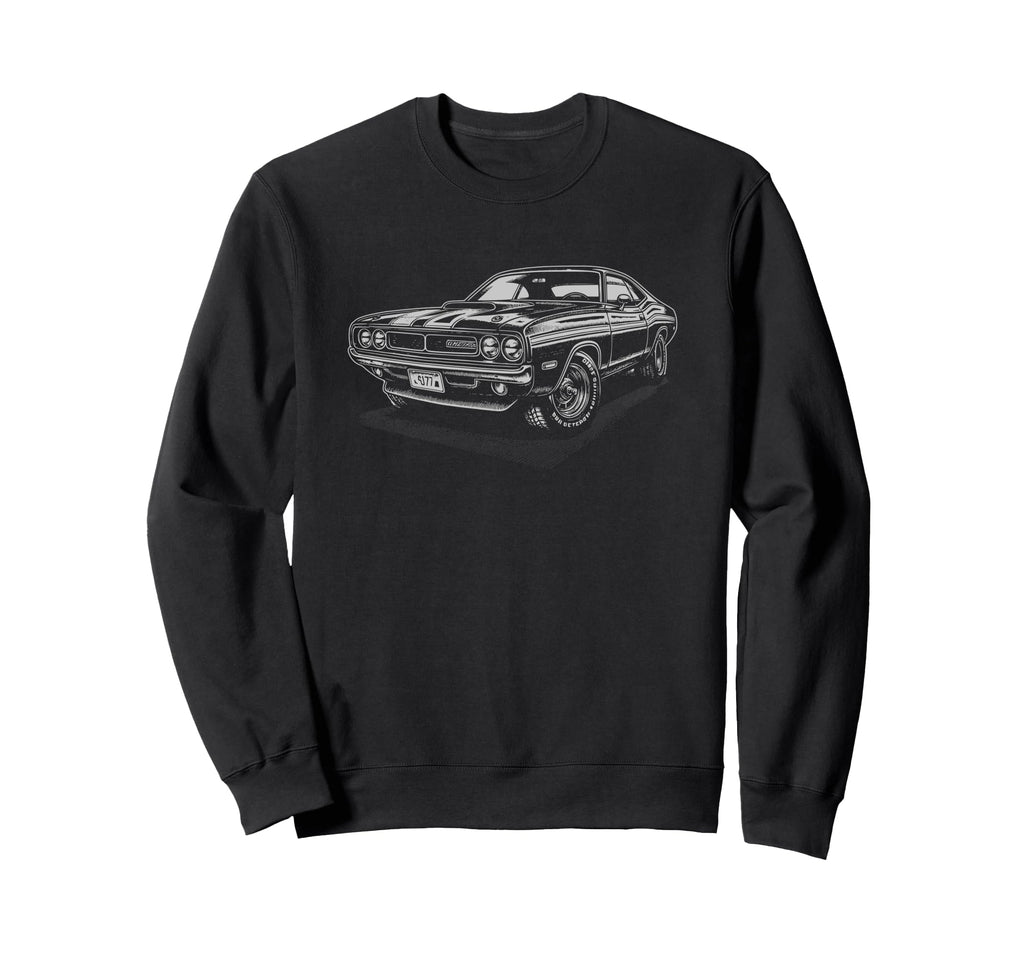 Muscle Car 60S 70S Car Lover Sweatshirt - Aesthetic Graphic for Adults - T-Shirt, Sweatshirt, Hoodie