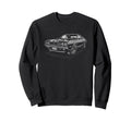 Muscle Car 60S 70S Car Lover Sweatshirt - Aesthetic Graphic for Adults - T-Shirt, Sweatshirt, Hoodie