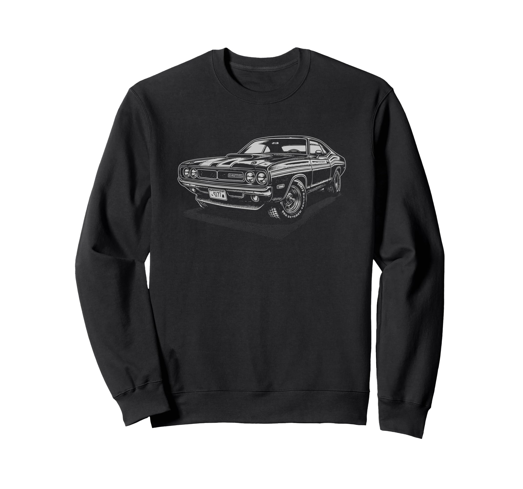 Muscle Car 60S 70S Car Lover Sweatshirt - Aesthetic Graphic for Adults - T-Shirt, Sweatshirt, Hoodie