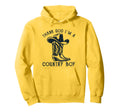 Thank God Im Country Music Cowboy Western Hoodie - Graphic Print for Adults - T-Shirt, Sweatshirt, Hoodie