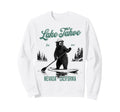 Lake Tahoe Bear Stand Up Paddle Sweatshirt - Trendy Graphic Men Women - T-Shirt, Sweatshirt, Hoodie