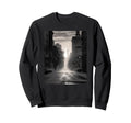 Black White Photo City Street Sweatshirt - Fun Novelty Design Men Women - T-Shirt, Sweatshirt, Hoodie