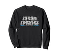 Seven Springs Pennsylvania Pa 70S Sweatshirt - Trendy Graphic for Adults - T-Shirt, Sweatshirt, Hoodie