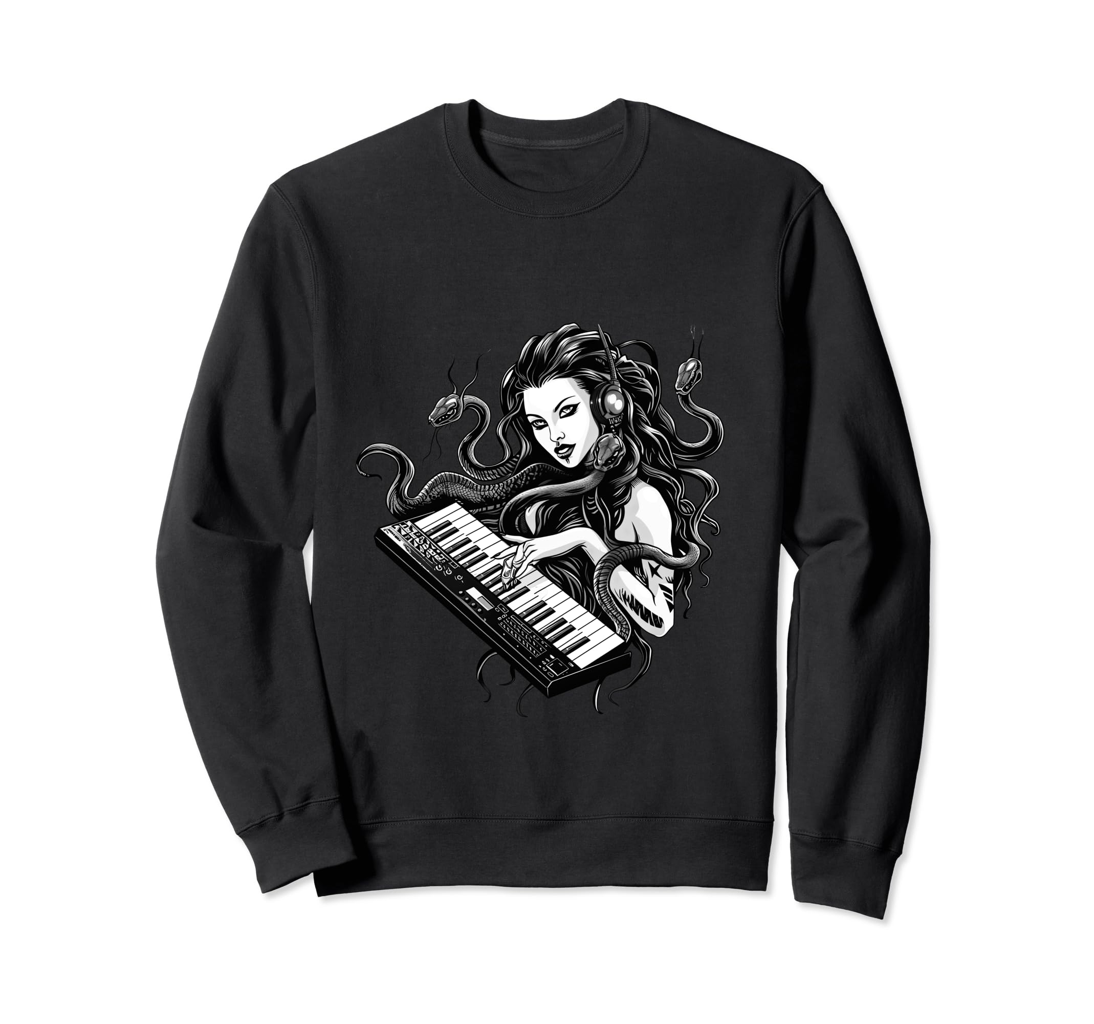 80S 90S Streetwear Rocker Medusa Sweatshirt - Novelty Apparel Men Women - T-Shirt, Sweatshirt, Hoodie