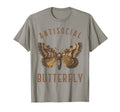 Funny Introvert Antisocial Butterfly T-Shirt - Graphic Print for Adults - T-Shirt, Sweatshirt, Hoodie