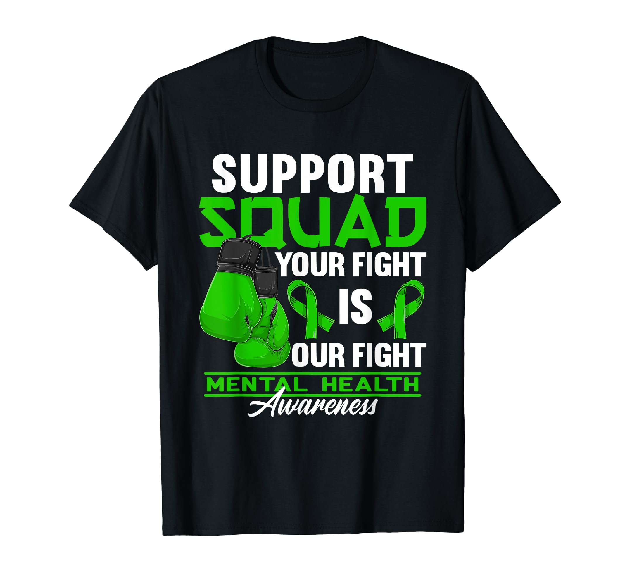Support Awareness Squad I Depression T-Shirt - Trendy Graphic Men Women - T-Shirt, Sweatshirt, Hoodie