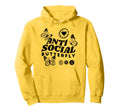 Anti Social Butterfly Goth Aesthetic Hoodie - Novelty Apparel Unisex - T-Shirt, Sweatshirt, Hoodie