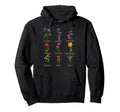 Botanical Chart Wildflower Floral Tees Hoodie - Graphic Print Men Women - T-Shirt, Sweatshirt, Hoodie
