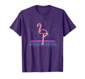 Neon Flamingo 80S I 70S Nostalgic T-Shirt - Aesthetic Graphic Men Women - T-Shirt, Sweatshirt, Hoodie