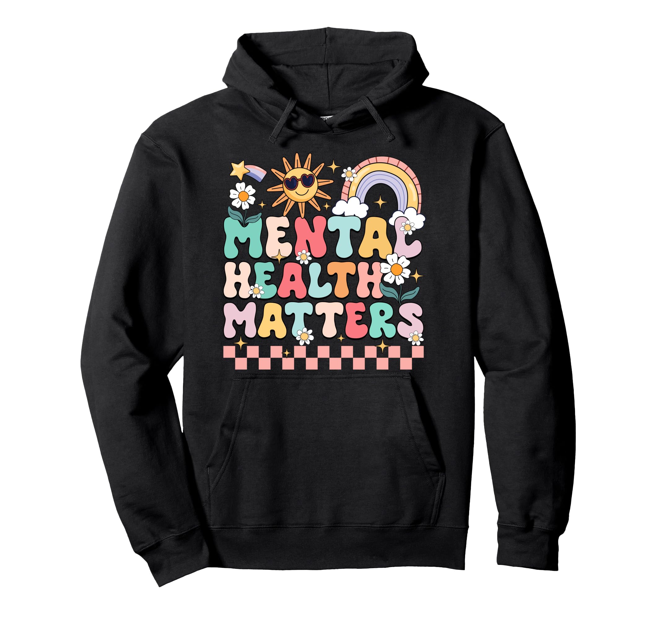 Mental Health Matters Therapy Hoodie - Casual Everyday Wear for Adults - T-Shirt, Sweatshirt, Hoodie
