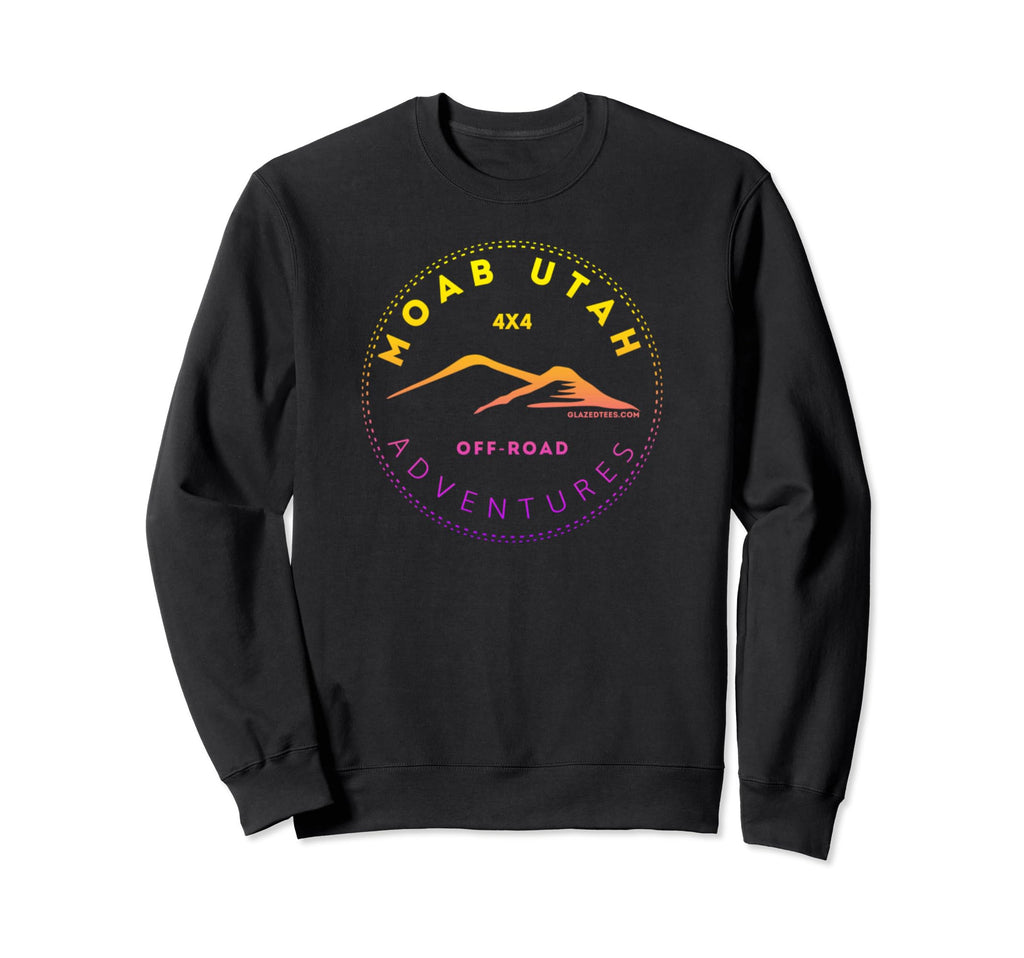 Moab Utah 4X4 Off Road Sweatshirt - Aesthetic Graphic for Adults - T-Shirt, Sweatshirt, Hoodie