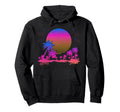 90S Vaporwave Art Palms 80S Aesthetic Hoodie - Aesthetic Graphic Unisex - T-Shirt, Sweatshirt, Hoodie