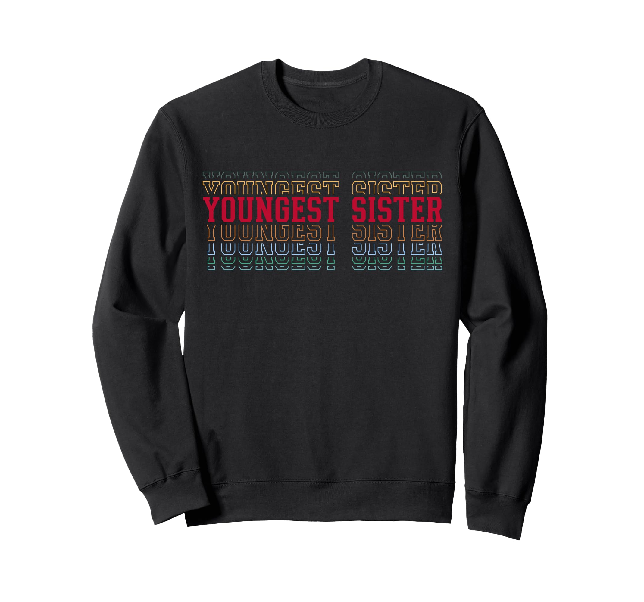 Middle Sis Funny Athletic Sweatshirt - Aesthetic Graphic Men Women - T-Shirt, Sweatshirt, Hoodie