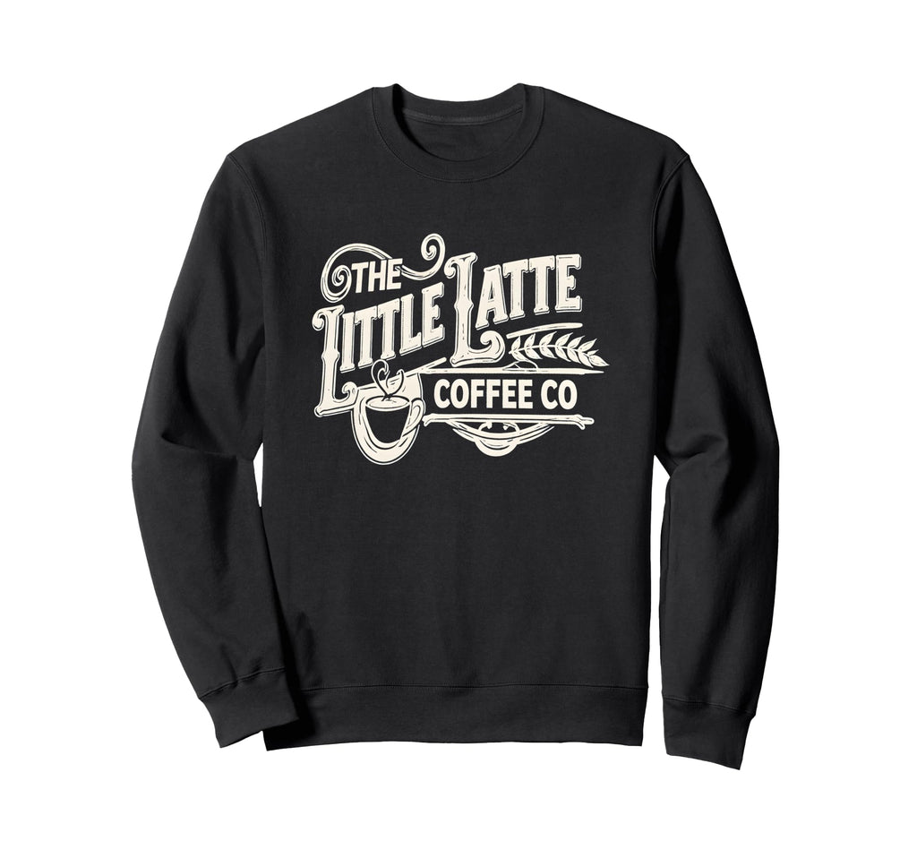 Little Latte Script Coffee Sweatshirt - Trendy Graphic Men Women - T-Shirt, Sweatshirt, Hoodie