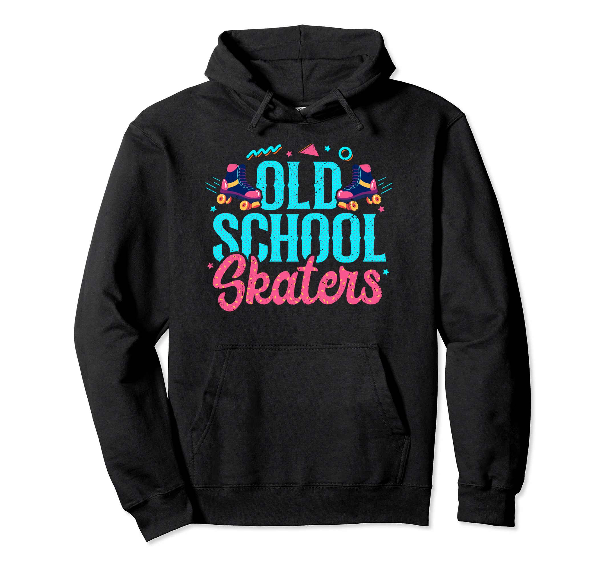 Old School Skaters Skating Roller Skate Hoodie - Streetwear Style Unisex - T-Shirt, Sweatshirt, Hoodie