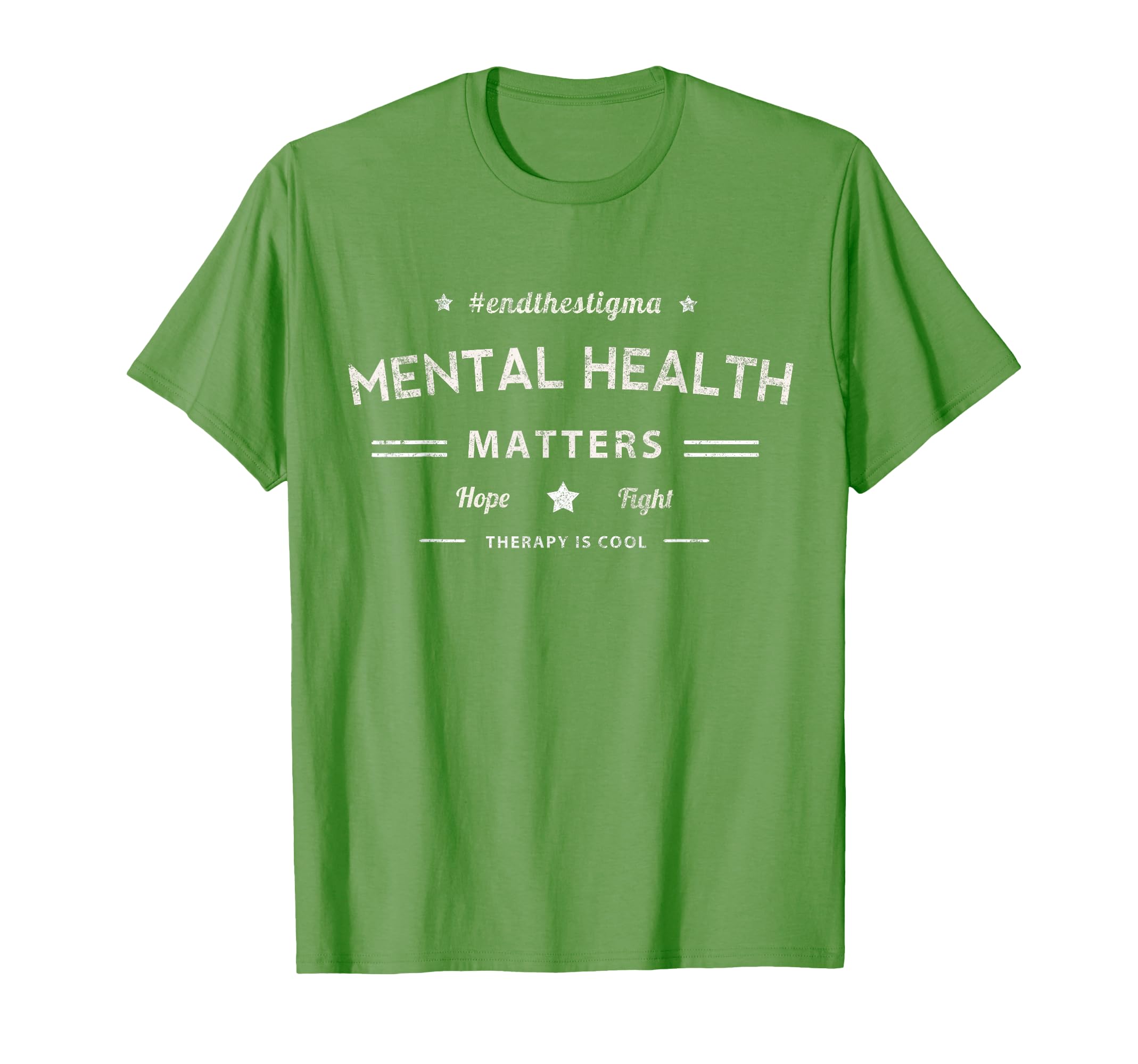 Mental Health Matters Hope Fight T-Shirt - Minimalist Print for Adults - T-Shirt, Sweatshirt, Hoodie
