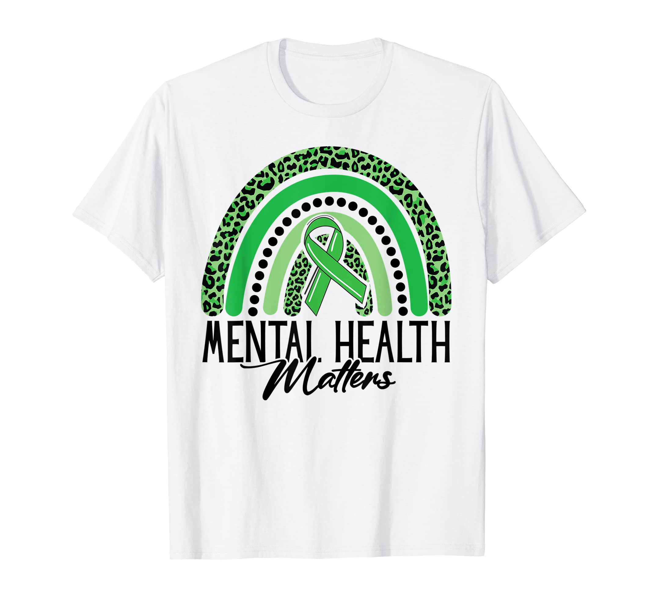 Mental Health Matters Rainbow T-Shirt - Casual Everyday Wear Unisex - T-Shirt, Sweatshirt, Hoodie