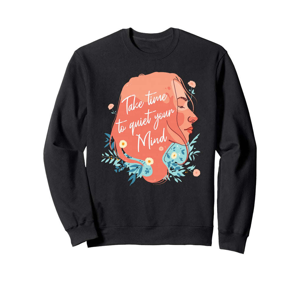 Mindfulness Meditation Slow Life Sweatshirt - Aesthetic Graphic Men Women - T-Shirt, Sweatshirt, Hoodie