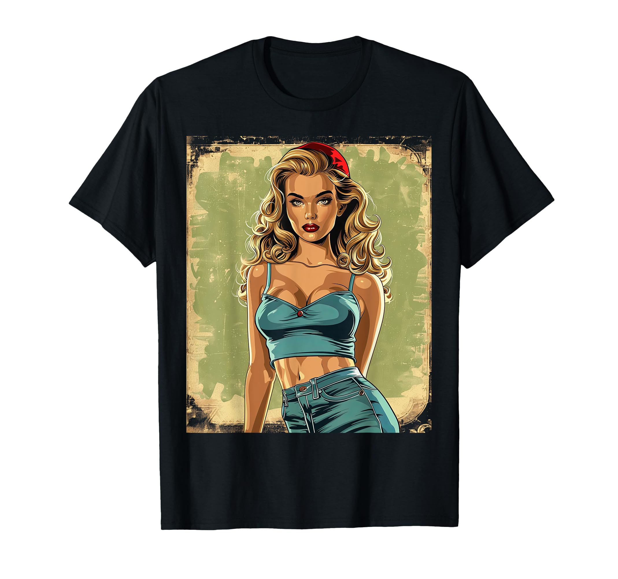 Pinup Pin Up T-Shirt - Novelty Apparel Men Women - T-Shirt, Sweatshirt, Hoodie
