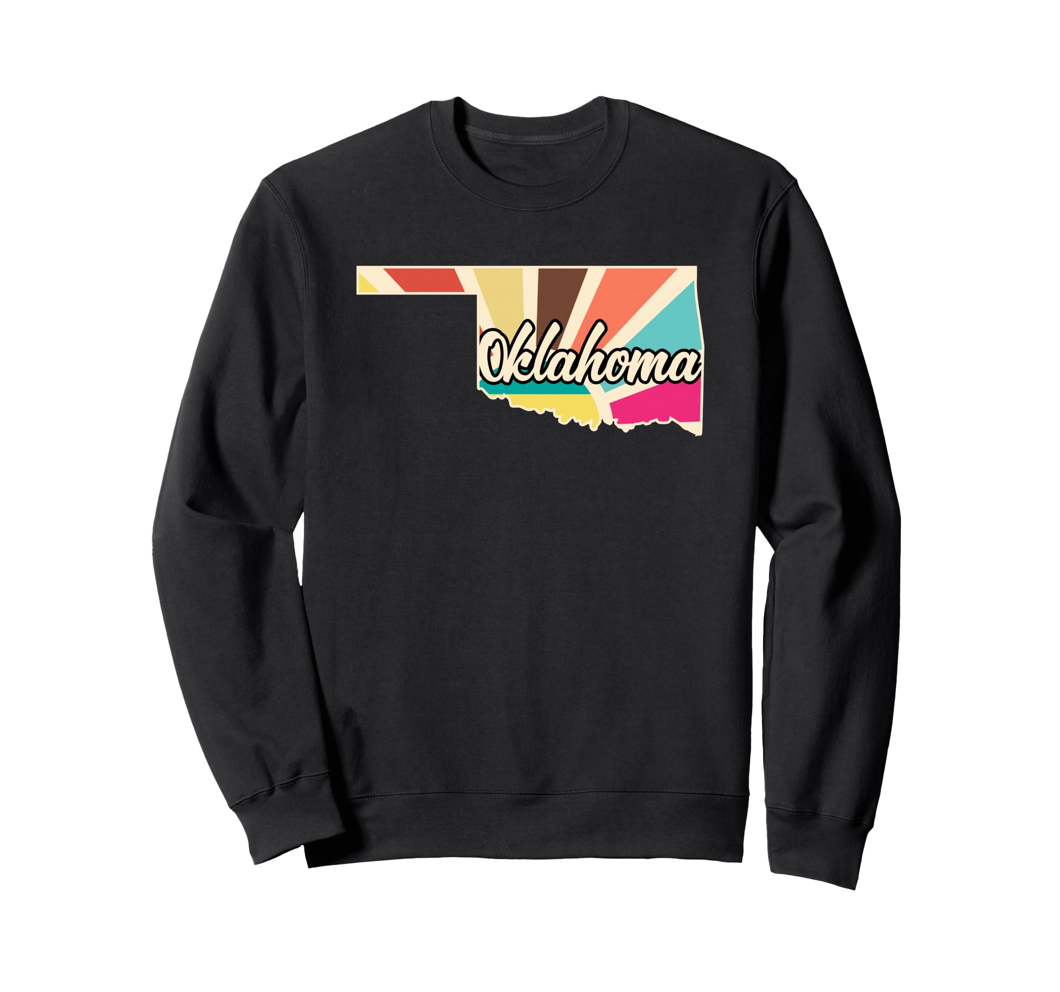 Oklahoma Pride Oklahoma Colorful Sweatshirt - Custom Art Print Men Women - T-Shirt, Sweatshirt, Hoodie