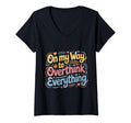 Womens My Way To Overthink Everything T-Shirt - Novelty Apparel for Adults - T-Shirt, Sweatshirt, Hoodie