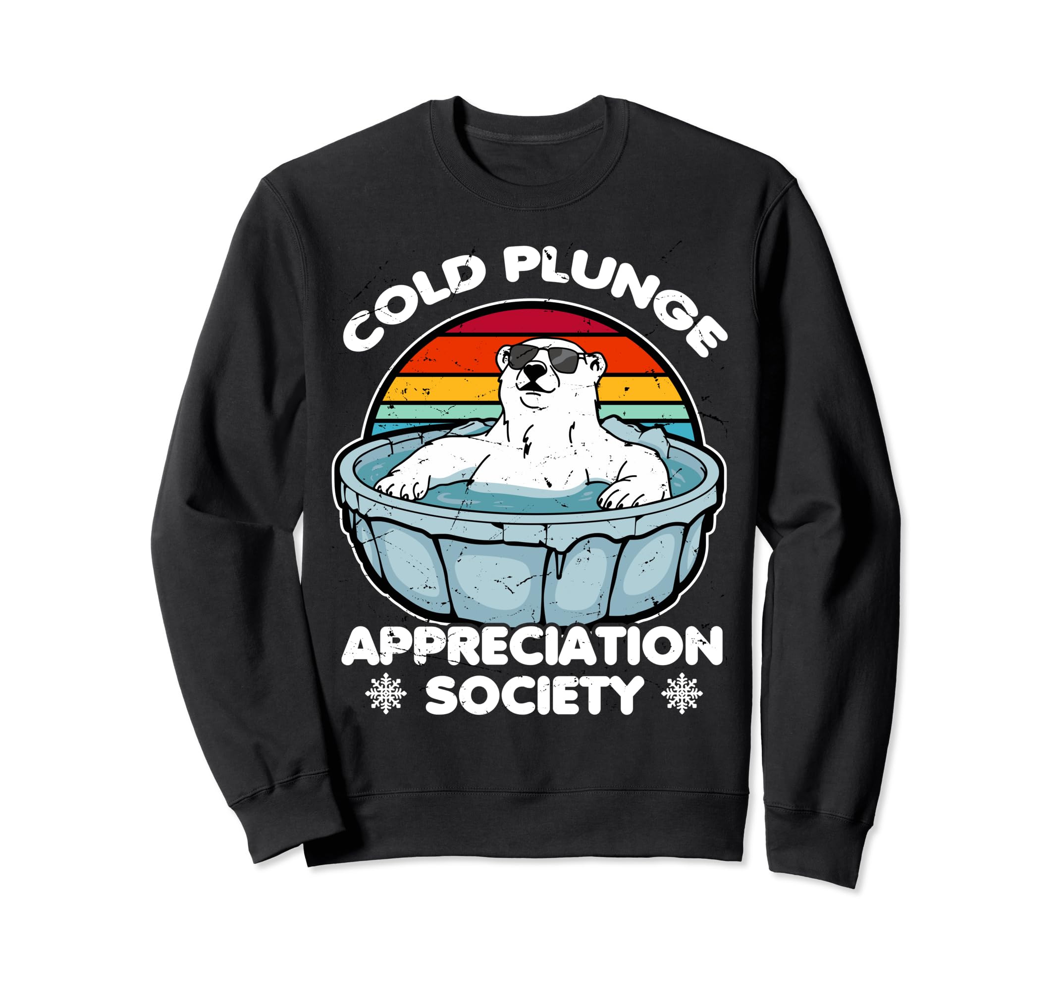 Cold Plunge Appreciation Society Sweatshirt - Trendy Graphic Men Women - T-Shirt, Sweatshirt, Hoodie