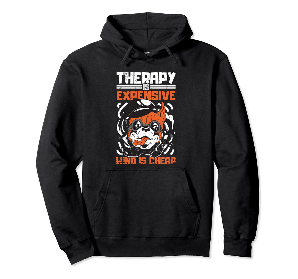Therapy Is Expensive Air Is Cheap Hoodie - Fun Novelty Design for Adults - T-Shirt, Sweatshirt, Hoodie