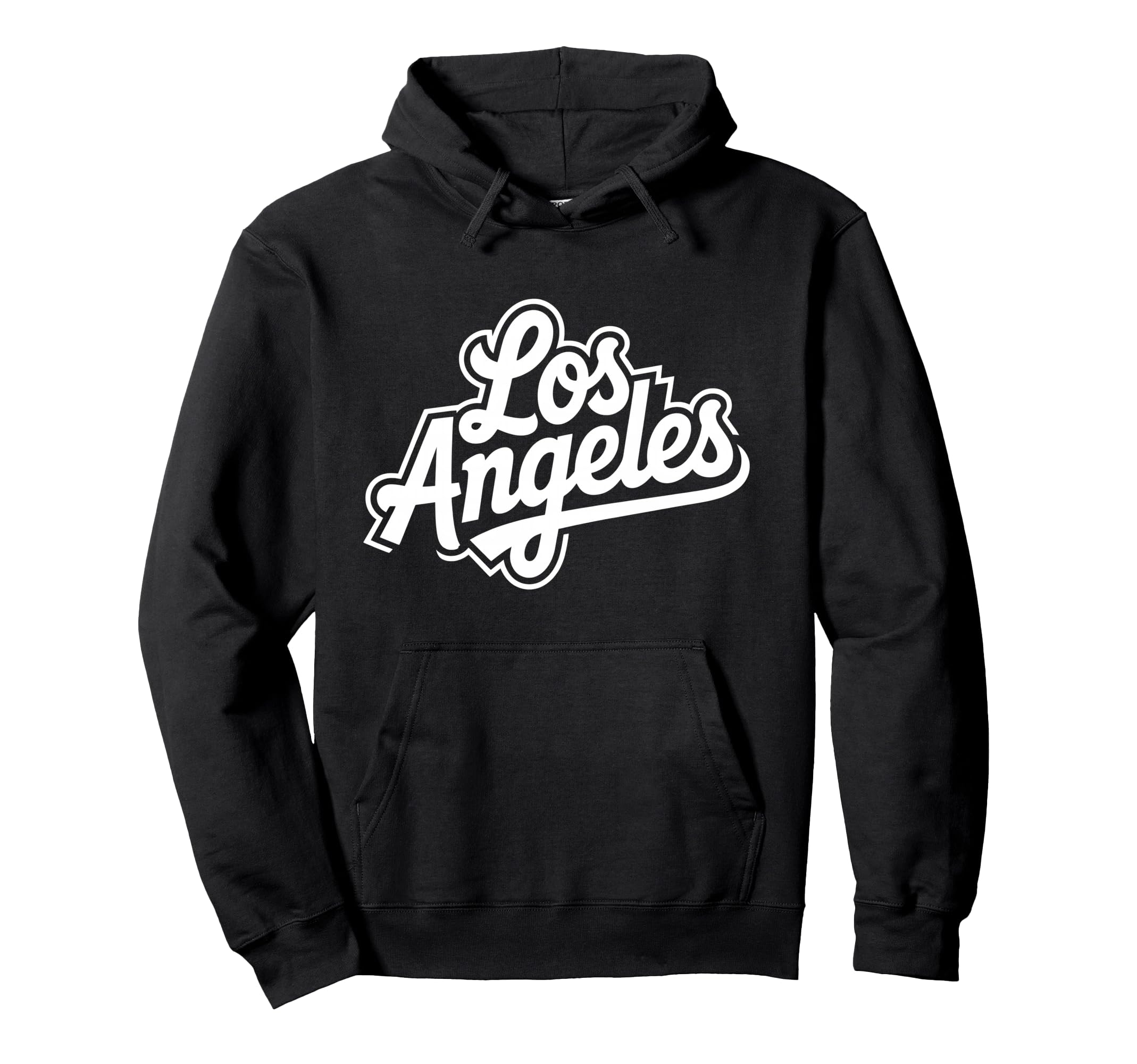 Los Angeles California Usa Cursive Hoodie - Aesthetic Graphic Unisex - T-Shirt, Sweatshirt, Hoodie