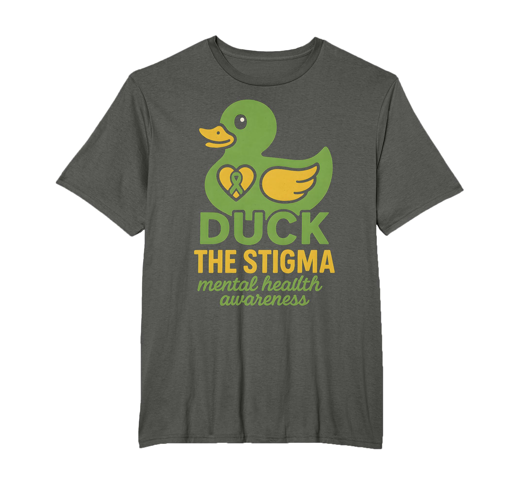 Mental Health Awareness Rubber Duck T-Shirt - Custom Art Print Men Women - T-Shirt, Sweatshirt, Hoodie