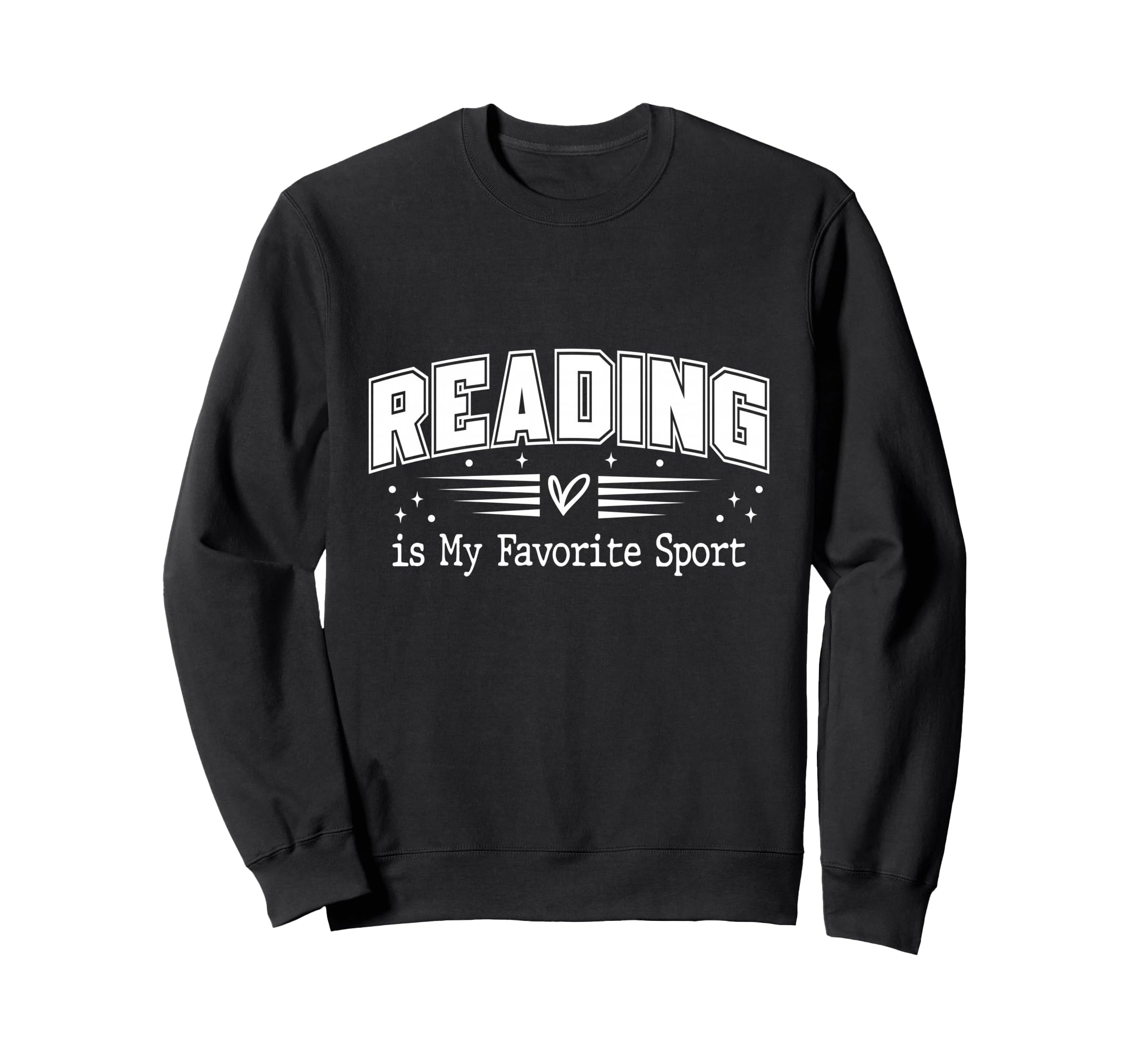 Reading Is My Favorite Sport Sweatshirt - Minimalist Print Men Women - T-Shirt, Sweatshirt, Hoodie