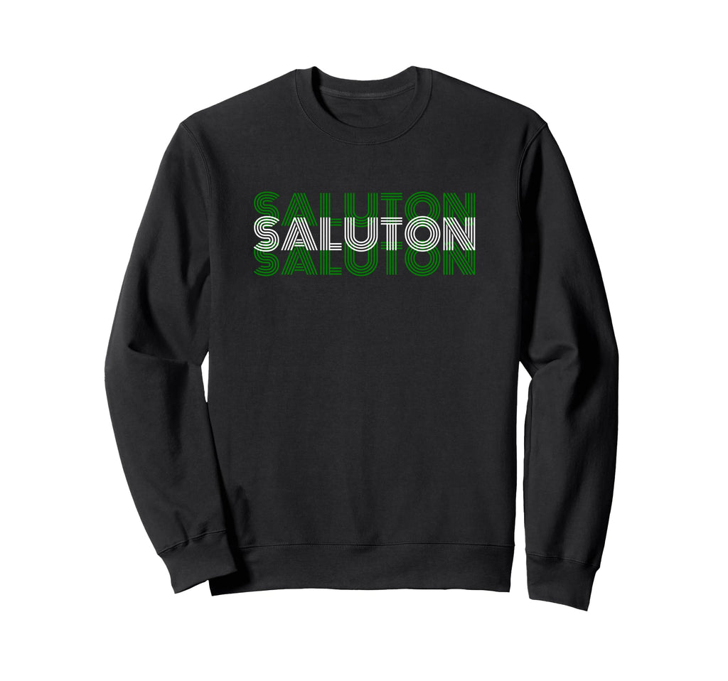 Saluton Esperanto 70S Greeting Sweatshirt - Custom Art Print Men Women - T-Shirt, Sweatshirt, Hoodie