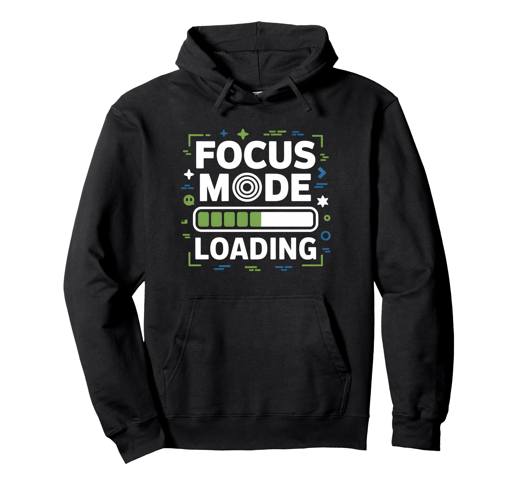 Focus Mode Loading Adhd Anxiety Hoodie - Casual Everyday Wear Men Women - T-Shirt, Sweatshirt, Hoodie