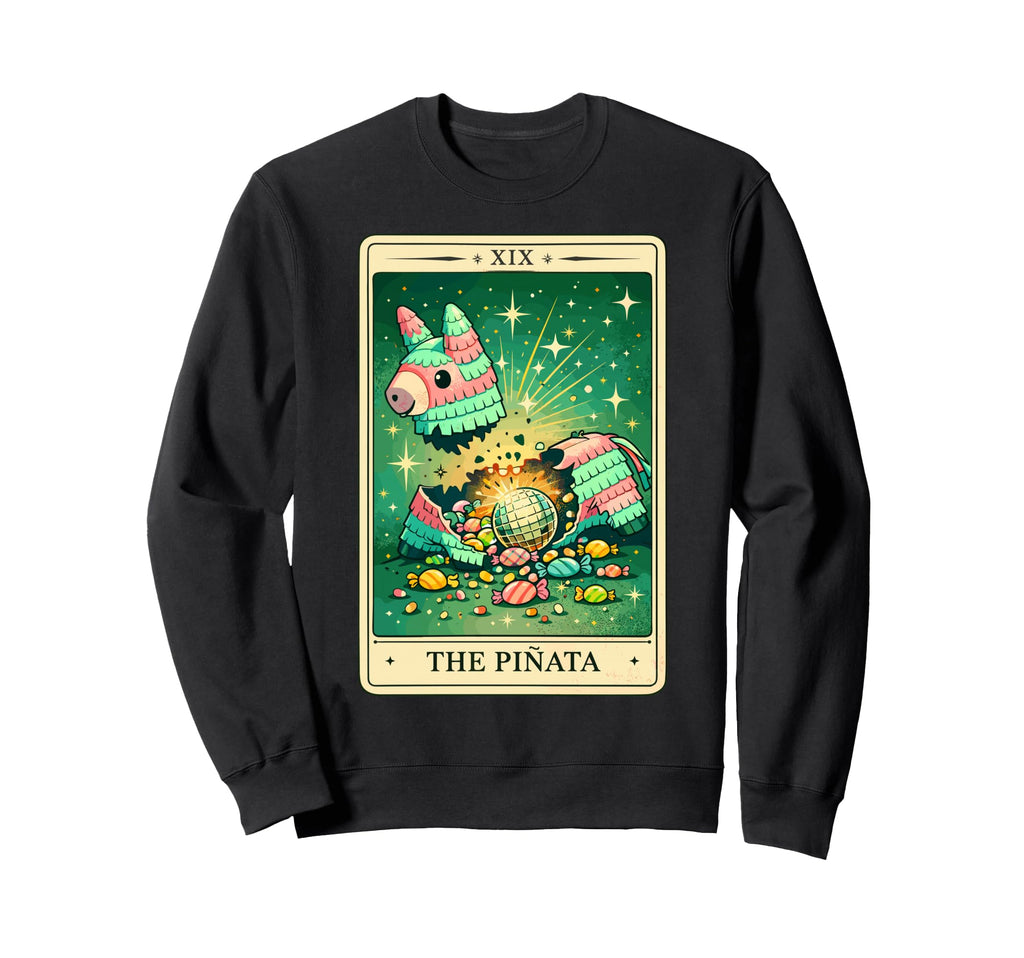 Pi Ata Tarot Card Xix Disco Ball Sweatshirt - Graphic Print for Adults - T-Shirt, Sweatshirt, Hoodie