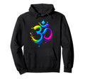 Rainbow Om Symbol Aum Chakra Yoga Hoodie - Streetwear Style for Adults - T-Shirt, Sweatshirt, Hoodie