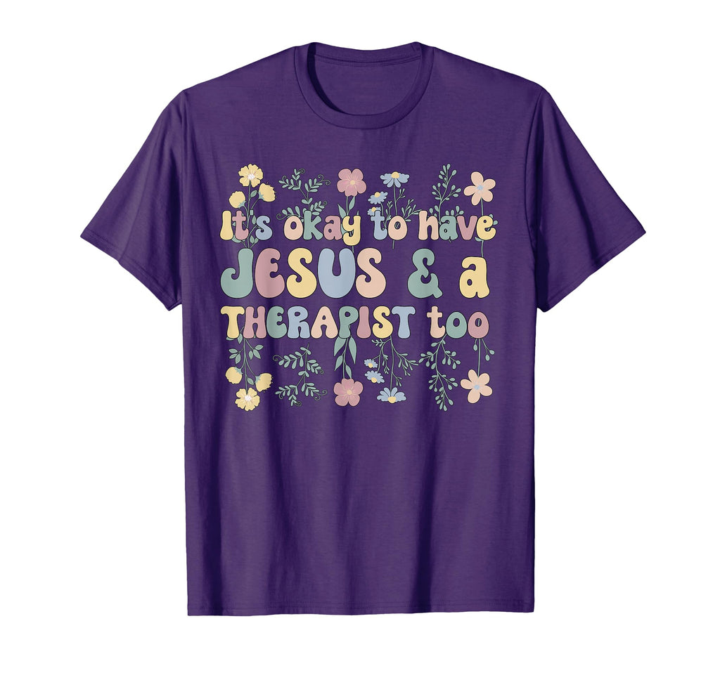 Jesus Mental Health Therapist Mental T-Shirt - Graphic Print for Adults - T-Shirt, Sweatshirt, Hoodie