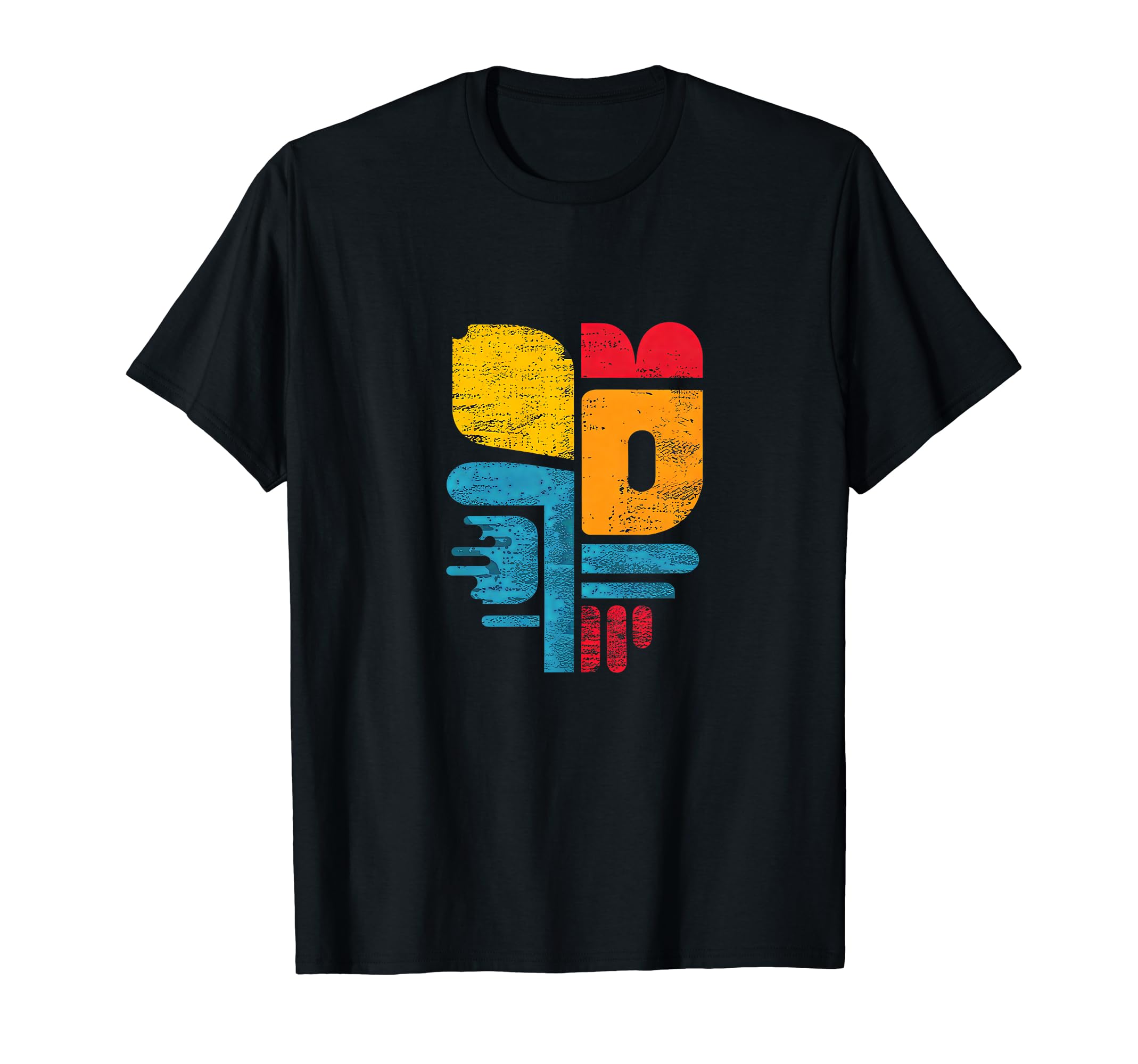 Abstract Geometric Colorful T-Shirt - Aesthetic Graphic Men Women - T-Shirt, Sweatshirt, Hoodie