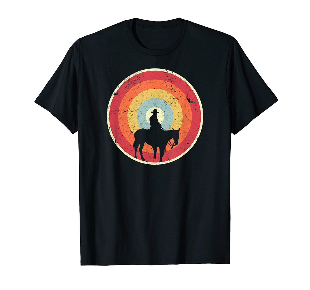 Cowboy Cowgirl Horse Wild West T-Shirt - Graphic Print Men Women - T-Shirt, Sweatshirt, Hoodie