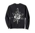 Rose And Dagger American Sweatshirt - Fun Novelty Design for Adults - T-Shirt, Sweatshirt, Hoodie