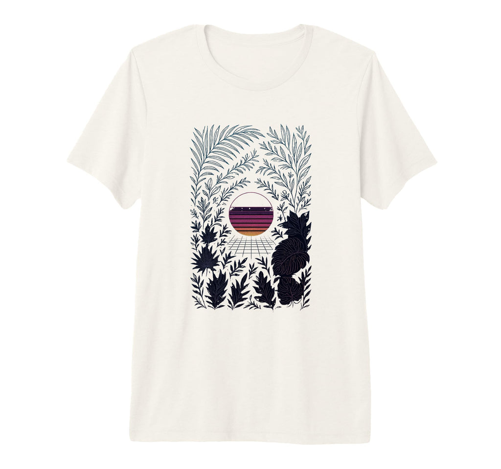 80S Synthwave Tri Blend T-Shirt - Unique Graphic Unisex - T-Shirt, Sweatshirt, Hoodie