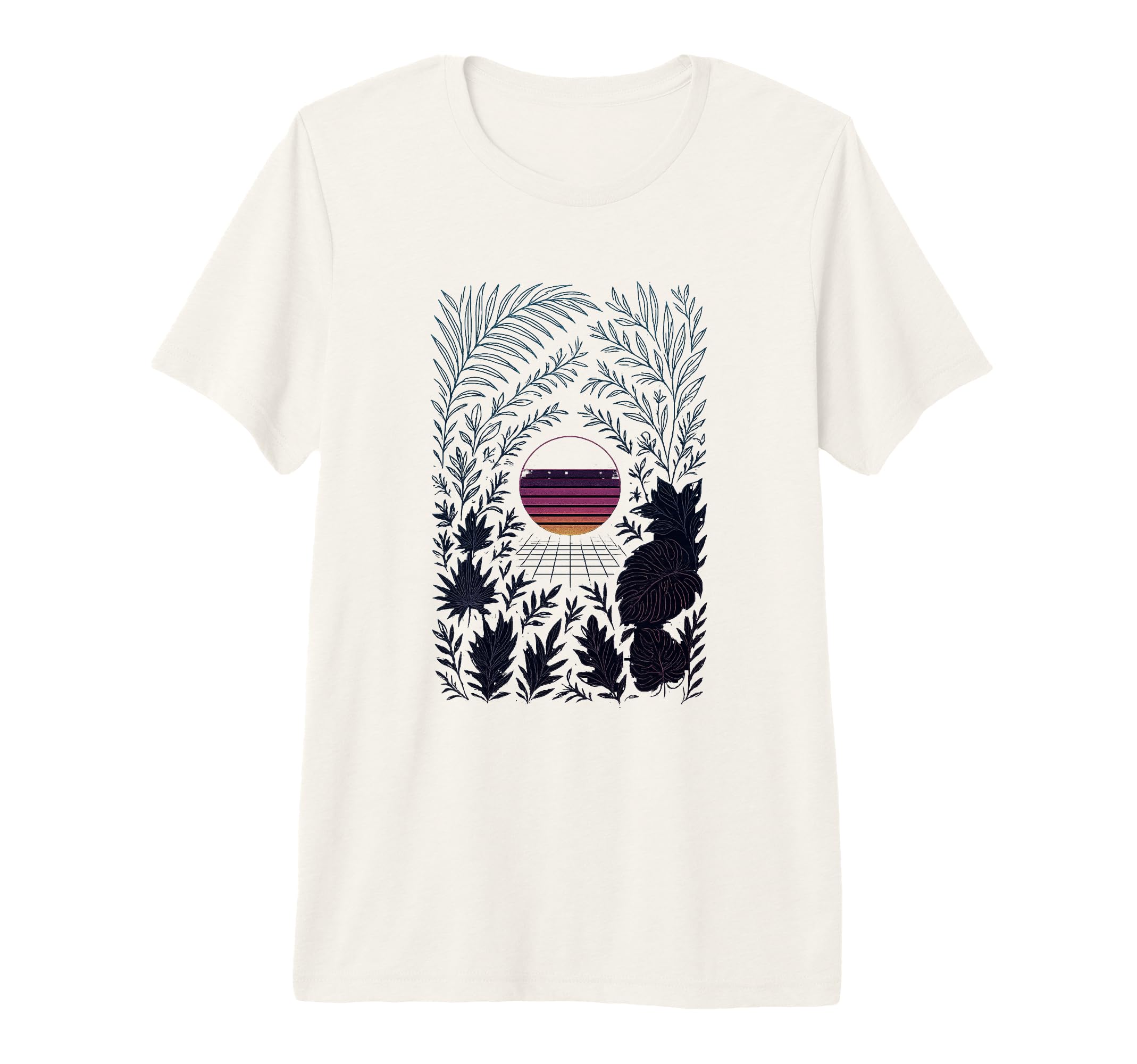 80S Synthwave Tri Blend T-Shirt - Unique Graphic Unisex - T-Shirt, Sweatshirt, Hoodie