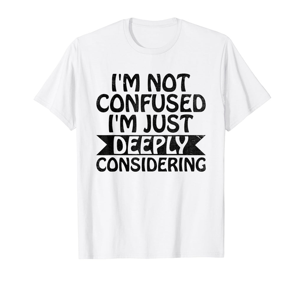 Overthinking Overthinker Funny T-Shirt - Minimalist Print Men Women - T-Shirt, Sweatshirt, Hoodie