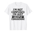 Overthinking Overthinker Funny T-Shirt - Minimalist Print Men Women - T-Shirt, Sweatshirt, Hoodie