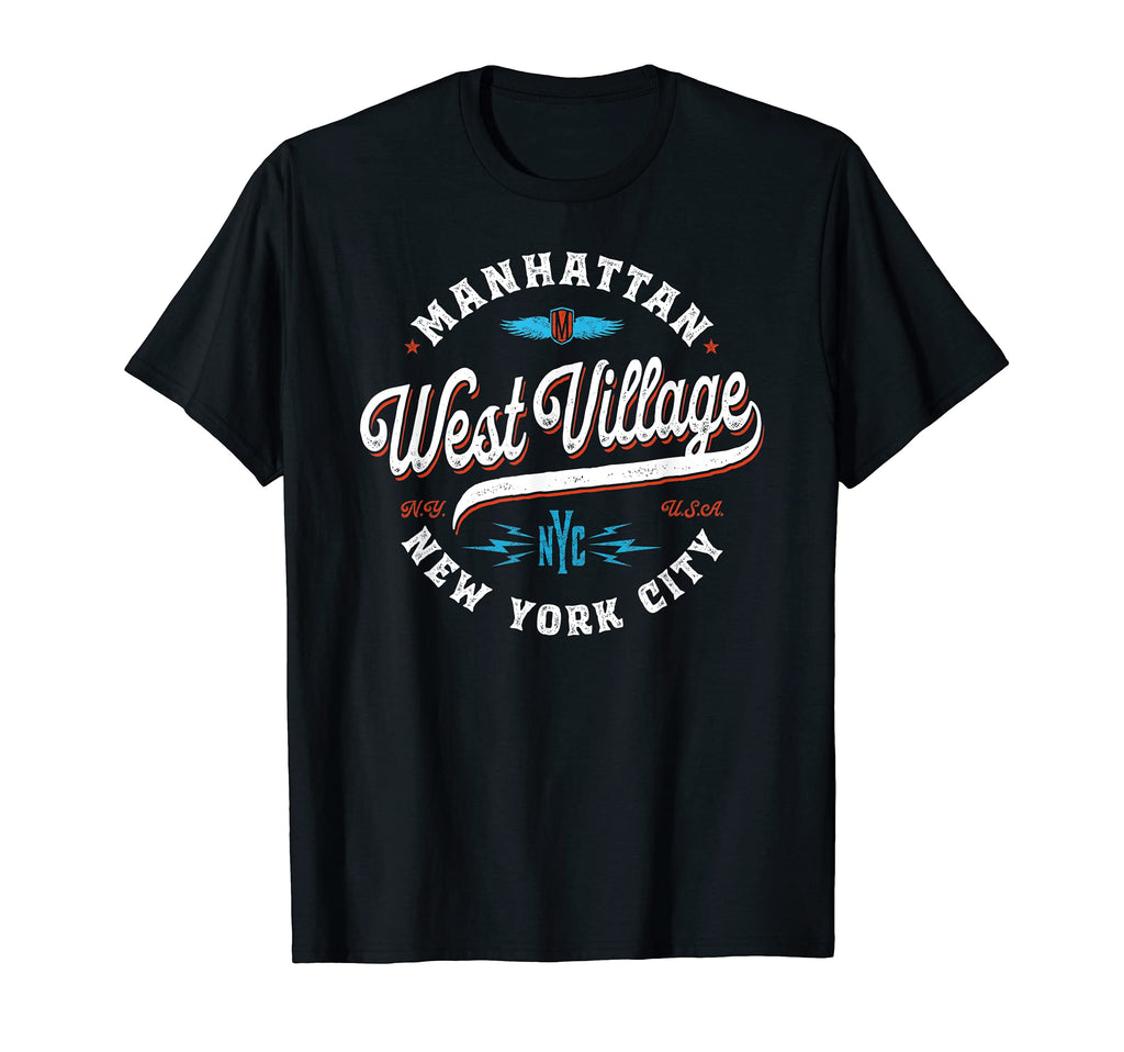 West Village New York City Manhattan T-Shirt - Streetwear Style for Adults - T-Shirt, Sweatshirt, Hoodie