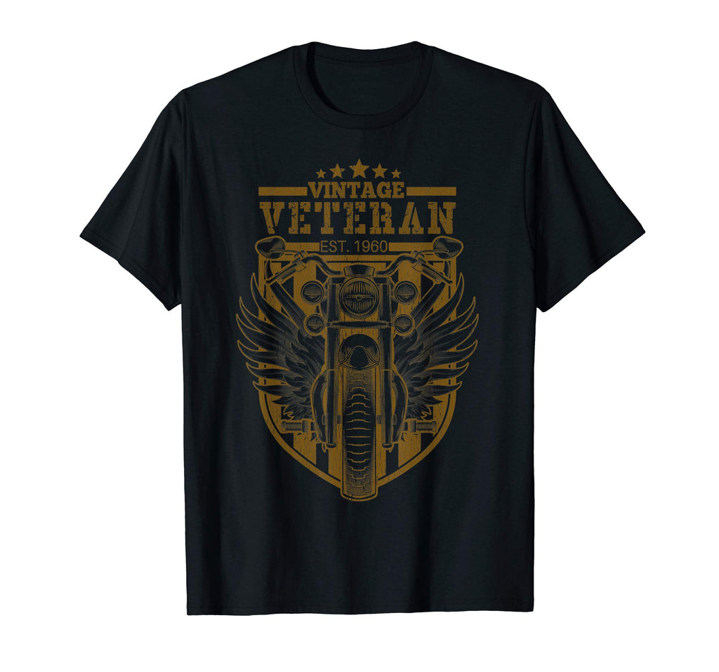 Veteran 1960 Motorcycle Biker T-Shirt - Streetwear Style Men Women - T-Shirt, Sweatshirt, Hoodie